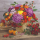 Herbst Servietten Lunch Napkin Lunch Format: 33 x 33 cm 3-lagig 20 Servietten Autumn Bouquet Herbstblumen Korb