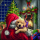 Weihnachten Servietten Lunch Napkin Lunch Format: 33 x 33 cm 3-lagig 20 Servietten Puppy At Fire Hund am Feuer