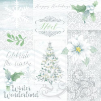 Weihnachten Servietten 25 x 25 cm 20 Servietten 3-lagig...