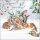 Weihnachten Cocktail Servietten 25 x 25 cm 3-lagig 20 Servietten Vögel Hase Korb Winter Treat