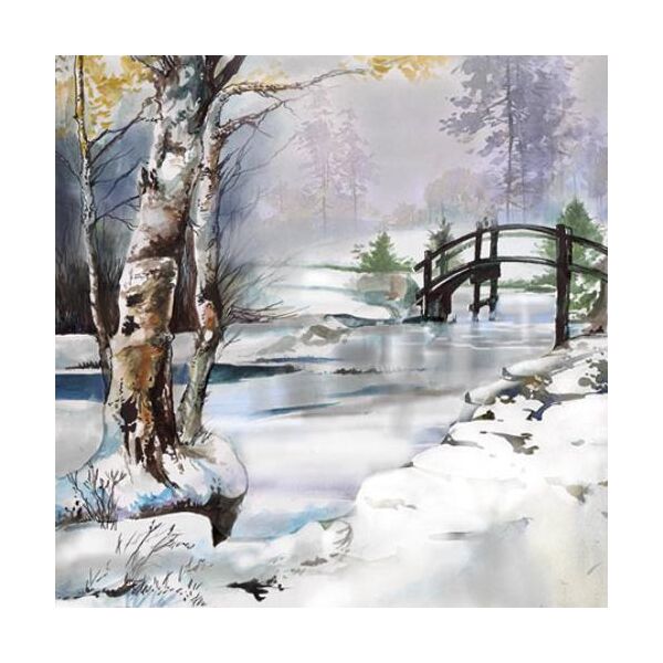 Weihnachten Servietten 25 x 25 cm 20 Servietten 3-lagig Its Wintertime FSC Mix 25x25cmSeite35 Winterzeit