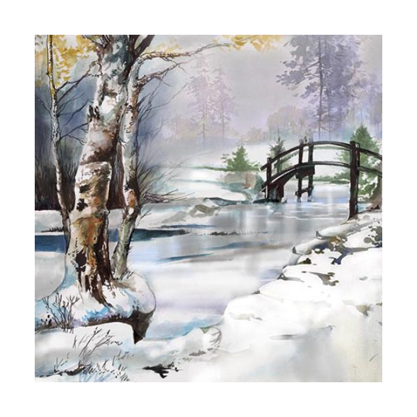 Weihnachten Servietten 25 x 25 cm 20 Servietten 3-lagig Its Wintertime FSC Mix 25x25cmSeite35 Winterzeit