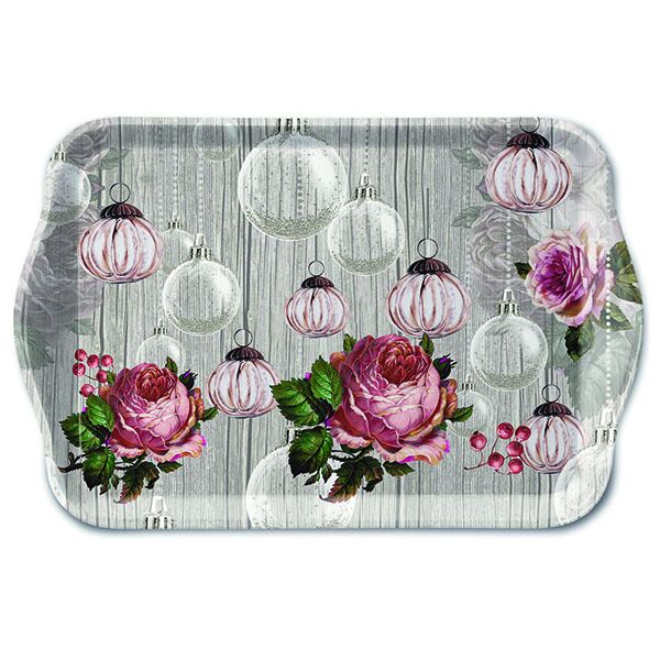 Weihnachten Tray Melamine 13X21cm Roses And Baubles 13x21cmSeite59