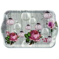 Weihnachten Tray Melamine 13X21cm Roses And Baubles...