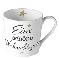 Weihnachten - Becher - Mug 0.3 L - Fine Bone China -...