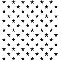 Geschenkpapier - Röllchen 70x150cm - Black Stars