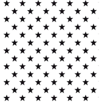 Geschenkpapier - Röllchen 70x150cm - Black Stars