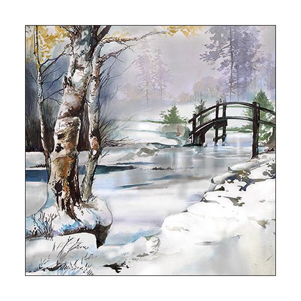 Weihnachten Servietten Lunch Napkin Lunch Format: 33 x 33 cm 3-lagig 20 Servietten Its Wintertime FSC Mix