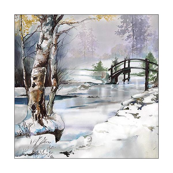 Weihnachten Servietten Lunch Napkin Lunch Format: 33 x 33 cm 3-lagig 20 Servietten Its Wintertime FSC Mix