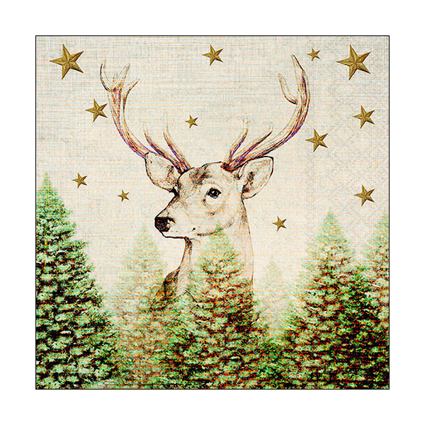 Weihnachten Servietten Lunch Napkin Lunch Format: 33 x 33 cm 3-lagig 20 Servietten Ulvar