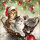 Weihnachten – Servietten Lunch – Napkin Lunch – Format: 33 x 33 cm – 3-lagig – 20 Servietten pro Packung – Cats In Basket FSC Mix