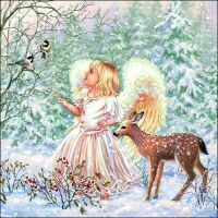 Weihnachten Servietten Lunch 33 x 33 cm 3-lagig 20...