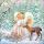 Weihnachten Servietten Lunch 33 x 33 cm 3-lagig 20 Servietten Winter Angel Engel mit Reh