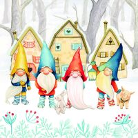Weihnachten Servietten Lunch Napkin Lunch Format: 33 x 33...