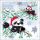 Weihnachten Servietten Lunch Napkin Lunch Format: 33 x 33 cm 3-lagig 20 Servietten Pandas In Snow FSC Mix