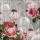 A Weihnachten Servietten Lunch Napkin Lunch Format: 33 x 33 cm 3-lagig 20 Servietten Roses And Baubles FSC Mix Rosen und Kugeln