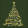 Weihnachten – Servietten Lunch – Napkin Lunch – Format: 33 x 33 cm – 3-lagig – 20 Servietten pro Packung – Shining Tree Green FSC Mix