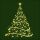 Weihnachten Servietten Lunch Napkin Lunch Format: 33 x 33 cm 3-lagig 20 Servietten Shining Tree Green