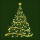 A-2026 Weihnachten Servietten Lunch Napkin Lunch Format: 33 x 33 cm 3-lagig 20 Servietten Shining Tree Green