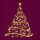 Weihnachten Servietten Lunch Napkin Lunch Format: 33 x 33 cm 3-lagig 20 Servietten Shining Tree Bordeaux