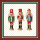 Weihnachten – Servietten Lunch – Napkin Lunch – Format: 33 x 33 cm – 3-lagig – 20 Servietten pro Packung – Three Nutcrackers FSC Mix