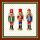 A Weihnachten Servietten Lunch Napkin Lunch Format: 33 x 33 cm 3-lagig 20 Servietten Three Nutcrackers