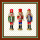 A Weihnachten Servietten Lunch Napkin Lunch Format: 33 x 33 cm 3-lagig 20 Servietten Three Nutcrackers