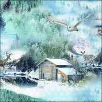 A Weihnachten Servietten Lunch Napkin Lunch Format: 33 x...