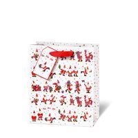 Tasche Santas Turnowsky Buchformat A5 medium Weihnachten...