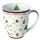Weihnachten Becher 0.4 L Ø 10 cm H 10,5 cm Ornaments All Over Red Weihnachtssymbole