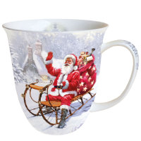 Weihnachten - Becher - Mug 0.4 L - Fine Bone China -...