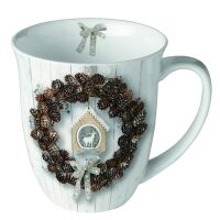 Weihnachten Becher Mug 0.4 L Fine Bone China Ø 10...