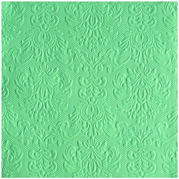 Servietten Lunch 33 x 33 cm 3-lagig mit Prägung 15 Servietten Elegance Pale Aqua grün-blau