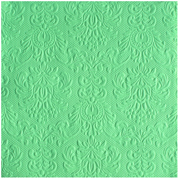 Servietten Lunch 33 x 33 cm 3-lagig mit Prägung 15 Servietten Elegance Pale Aqua grün-blau