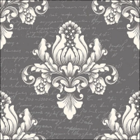 Servietten Lunch Blume Muster Barok grün Barok Green