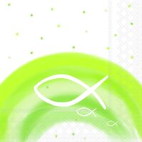 Kommunion Servietten Lunch Napkin Lunch Format: 33 x 33...