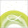 Kommunion - Servietten Lunch – Napkin Lunch – Format: 33 x 33 cm – 3-lagig – 20 Servietten pro Packung - Rainbow Green – grüner Regenbogen - Ambiente