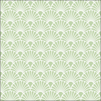 Servietten Lunch mint grünes Muster Art Deco...