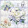 Servietten Lunch – Napkin Lunch – Format: 33 x 33 cm – 3-lagig – 20 Servietten pro Packung - Butterflies & Flowers – Schmetterlinge und Blumen - Ambiente