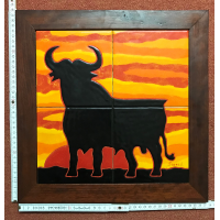 Kachelbild mit Rahmen - 2x2 Kacheln im Format 15x15cm -...