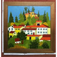 Kachelbild mit Rahmen - 2x2 Kacheln im Format 20x20 cm -...