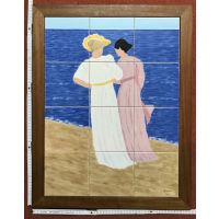 Kachelbild mit Rahmen - 3x4 Kacheln im Format 15x15cm -...