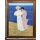 Kachelbild mit Rahmen - 3x4 Kacheln im Format 15x15cm - Gesamtgröße mit Rahmen 53 x 68cm - Dekor: Jugendstil - Frauen am Meer