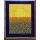 Kachelbild mit Rahmen - 3x4 Kacheln im Format 15x15cm - Gesamtgröße mit Rahmen 60 x 76cm - Dekor: Sonne über Weizenfeld - inspiriert bei van Gogh