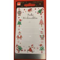 Weihnachtssticker - Weihnachtsaufkleber -...