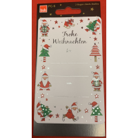 Weihnachtssticker - Weihnachtsaufkleber -...