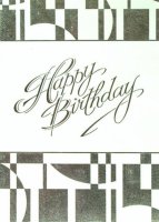 Zum Geburtstag - Glückwunschkarte im DIN A4-Format...