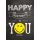 A Geburtstag A4-Doppelkarte Glückwunschkarte mit Briefumschlag Smile Happy Birthday