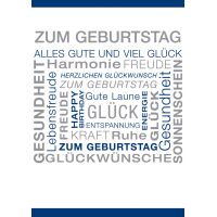 Geburtstag große A4 XXL Glückwunschkarte mit...