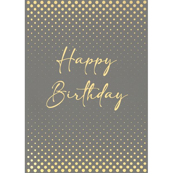Geburtstag große A4 XXL Glückwunschkarte mit Umschlag Happy Birthday